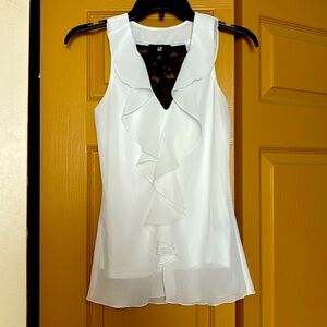 Nice white and lace top